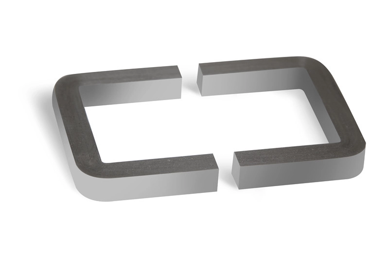 silicon steel rectangular iron core cut in half
