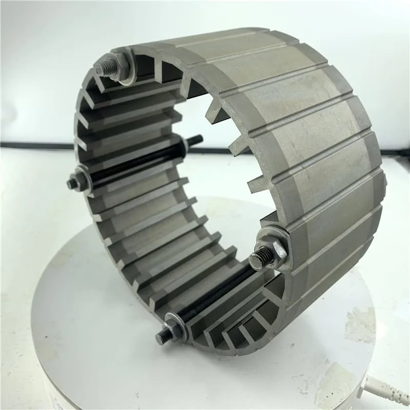 Outer rotor iron core wire cutting finished product