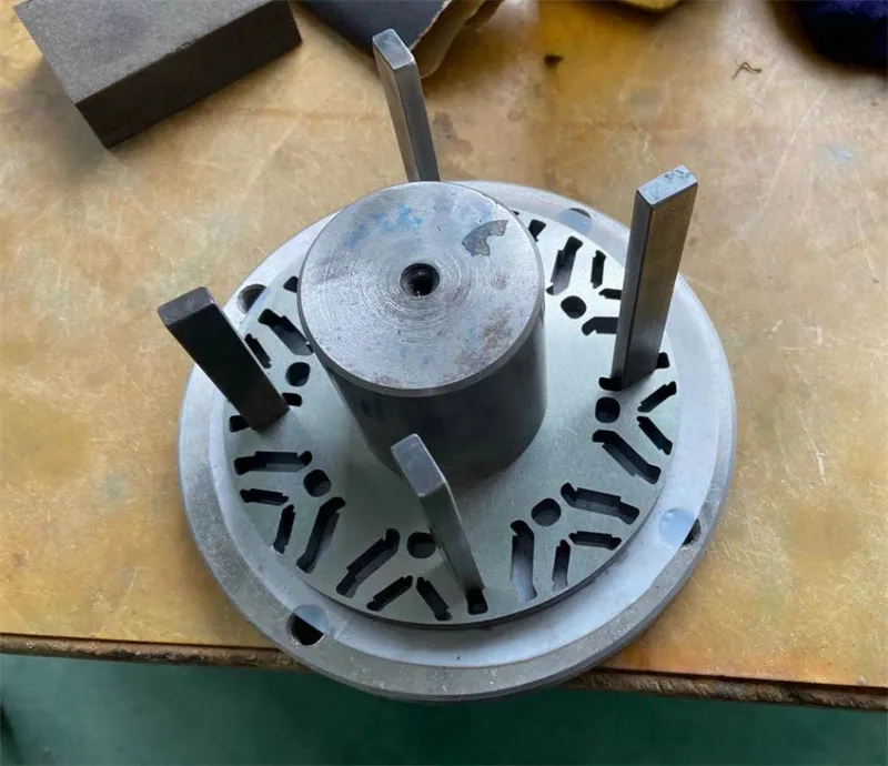apilamiento de laminación del rotor