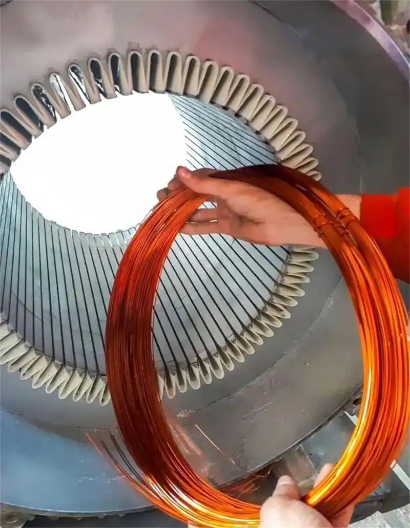 bobinado del estator y bobinado del rotor